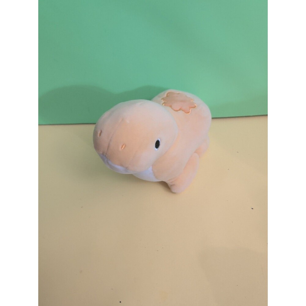 Mochipuni Stegosaurus Dinosaur Cute 6” Plush!  yellow